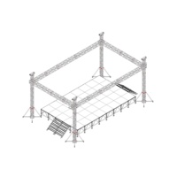 Système de treillis de scène en aluminium, treillis en aluminium, treillis de scène en aluminium, système de treillis en aluminium, treillis d'éclairage de scène, structure treillis