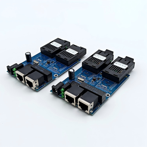 YUNVO 10/100/1000M 2F2E 千兆以太网光纤交换机 2 RJ45 UTP 2 SC 光纤媒体转换器 PCBA 2SC 2RJ45 以太网 PCB - Product Image 2