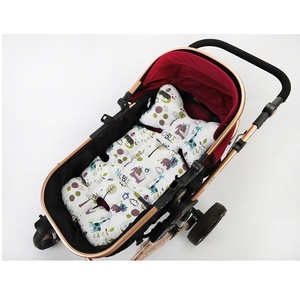 Portabebés Cochecito de bebé Almohadilla gruesa Cubierta de asiento de coche Infantil Reversible Algodón Recién nacido <span class=keywords><strong>Cabeza</strong></span> Cuerpo Soporte Cojín - Product Image 4