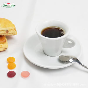 Tasse à expresso italienne personnalisée de 60 ml – Mini-tasse élégante blanche de collection avec logo et motif personnalisés pour cadeaux de café, d'hôtel ou de mariage - Product Image 2