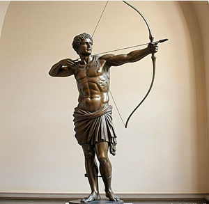 Sculpture antique en bronze <span class=keywords><strong>de</strong></span> Gaius Julius César, guerrier romain antique, en métal moulé, design moderne et traditionnel, attrayant - Product Image 3