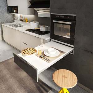 Armoires de cuisine industrielles modernes Santopova avec four encastré - Product Image 3