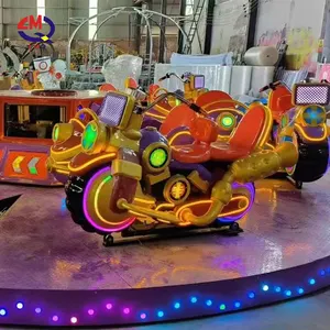 迷人的摩托车游乐公园儿童主题公园游乐设施电动儿童赛车游乐设施