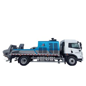 Bomba de Concreto Montada en Camión JIUHE de Alto Rendimiento y Largo Alcance HBC100-22, Bomba de Línea de Concreto - Product Image 1