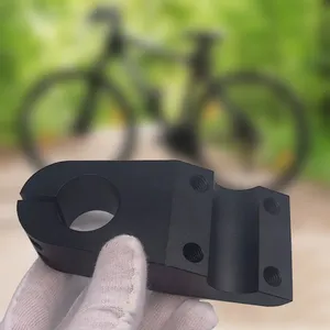 Fresatura lavorata a CNC parte in alluminio personalizzata 6061-T6 lega di alluminio bicicletta carico superiore stelo lavorazione parte Cnc per bici da corsa su strada