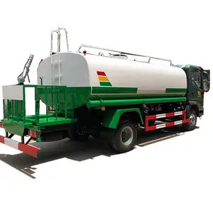 cheapest howo truck green plant watering 6000 liter tank mounted water sprinkler cannon