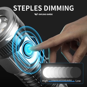 สไมล์ลิ่ง ชาร์ค M60 ไฟฉาย LED แบบชาร์จไฟได้สำหรับใช้งานกลางแจ้ง - Product Image 2