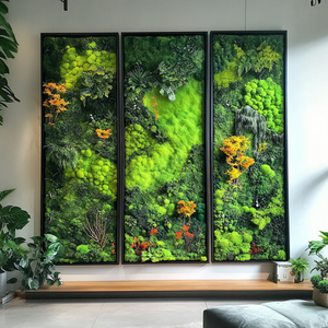 Panneau mural en mousse préservée stabilisée sur mesure cadre design en mousse naturelle art décoratif en mousse écologique pour les espaces commerciaux de bureau - Product Image 4