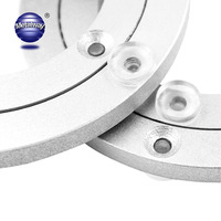 Schwerlast-Aluminiumlegierung Runder Esstisch Lazy Susan Drehplatte 360 Grad Rotation Kugellager für Küche und Restaurant