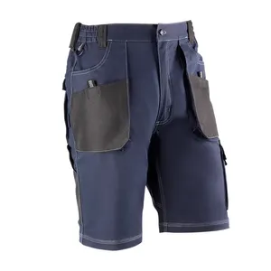 Pantaloncini - 182 S Flex - Colore: Nero / Blu Navy - Pantaloncini multitasche elasticizzati con elastico in vita. - Product Image 1