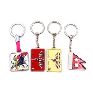 Porte-clés Souvenirs Touristiques Personnalisés avec Logo France Paris, Porte-clés en Émail Transparent, Porte-clés en Alliage de Zinc Métallique, Porte-clés en Époxy - Product Image 2