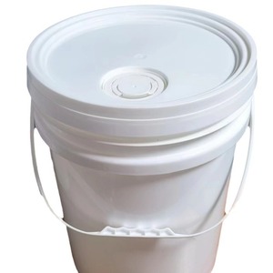 <b>Plastic</b> <b>Bucket</b> 20 Liter Round With Handle For Chemical Storage Eco Friendly Food Grade PP Material - Product Image 1