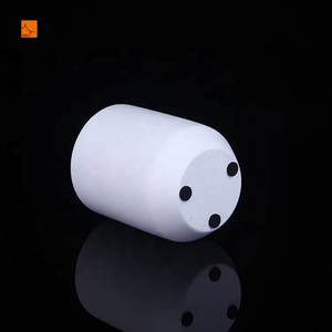 Bocaux à bougies en béton blanc mat de grande capacité de 12oz personnalisés en usine couvercles bocal de forme ronde fabrication de bougies de Noël promotionnelles - Product Image 3