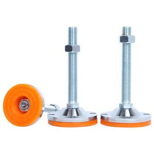 Bas quantité minimale <span class=keywords><strong>de</strong></span> commande ajuster les pieds vis pieds <span class=keywords><strong>de</strong></span> nivellement robustes M10 acier au carbone zingué avec tampon en caoutchouc Tpu <span class=keywords><strong>de</strong></span> Base Dia 40mm métal - Product Image 6