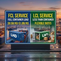 Services de transport maritime DDP FCL et LCL de la Chine vers les États-Unis, le Canada, l'Australie, l'Allemagne, le Royaume-Uni et le Mexique