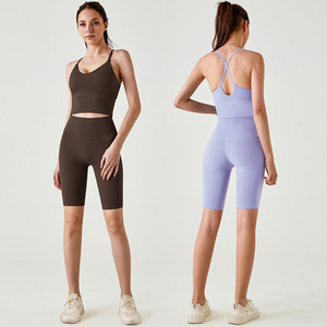 Shorts Deportivos Transpirables de Secado Rápido y Alta Elasticidad para Mujer, Leggings de Cintura Alta para Gimnasio y Fitness, Shorts de Yoga Sin Costuras - Product Image 4