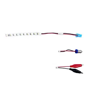 ADT various colours DC 6.3V 10LEDs 2835SMDs Pinball game machine LED strip lighting with 47 555 clip connectors