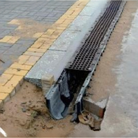 Cuvette de drainage en plastique HDPE de haute qualité directe d'usine pour le drainage des routes urbaines et du jardin pour une utilisation intérieure et extérieure