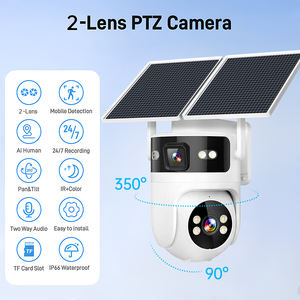 Caméra PTZ sans fil 4G WiFi alimentée par énergie <span class=keywords><strong>solaire</strong></span> Hieasy 6MP 4K Sécurité extérieure Caméra CCTV <span class=keywords><strong>solaire</strong></span> avec carte SIM 4G - Product Image 3