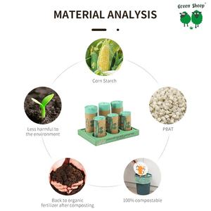 Bolsas de maíz de almidón 100% biodegradables Bolsa biodegradable - Product Image 4