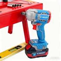 Juego de Llaves de Impacto Inalámbricas Profesionales de 21 V para Bricolaje, Juego de Herramientas de Reparación de Automóviles y Motocicletas con Motor Sin Escobillas de Alto Torque