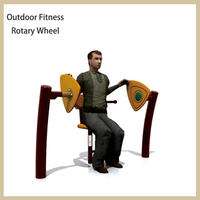 Grande roue pour personnes handicapées | Équipement de conditionnement physique en plein air dans les parcs communautaires et les espaces verts publics et les maisons de soins infirmiers et les zones de réadaptation