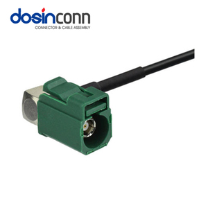 สาย FAKRA 4Pin <span class=keywords><strong>RCA</strong></span> ไปยังมุมขวาหญิง E Code 15ซม. สำหรับการสำรองข้อมูลด้านหลังกล้องวิดีโอ - Product Image 2