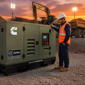Vente directe usine : Générateur diesel 200 kW 250 kVA silencieux, type ouvert, refroidi par eau, démarrage automatique ATS pour l'Afrique - Product Image 1