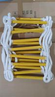 Aegokefire — échelle de câble métallique en acier mélangé, 1-20 mètres, pliable, pour évacuation de bateau, en Fiber de polypropylène mixte