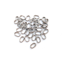 MISTER JIGGING Fabricant de mousqueton suspendu en acier inoxydable aplatissant les anneaux fendus Connecteur pivotant