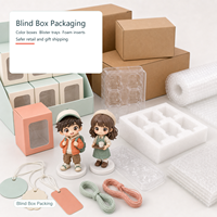 Figurine Mascotte Personnalisée en PVC, Mini Poupée Chibi Mignonne, Jouet de Collection en Vinyle OEM ODM, Cadeau de Marque Personnalisé, Figurine Boîte Mystère