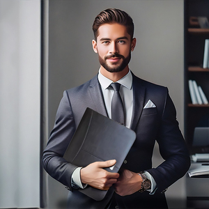 Cartella di File Portfolio di documenti in pelle sintetica personalizzata di lusso A4/A5/A6 cartella Portfolio borsa regalo per conferenza - Product Image 4