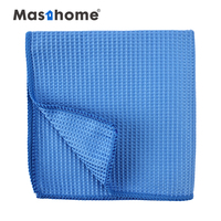 Chiffon en microfibre à tissage gaufré 380 GSM 40*40, taille 40 x 60, chiffon de nettoyage en microfibre 800 GSM, chiffon de lavage de voiture, chiffon de séchage de voiture