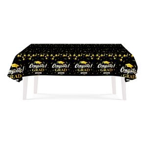 2026 Suministros para fiesta de graduación Juego de vajilla desechable You Did It Platos de papel Banner Decoraciones para fiesta de graduación - Product Image 4