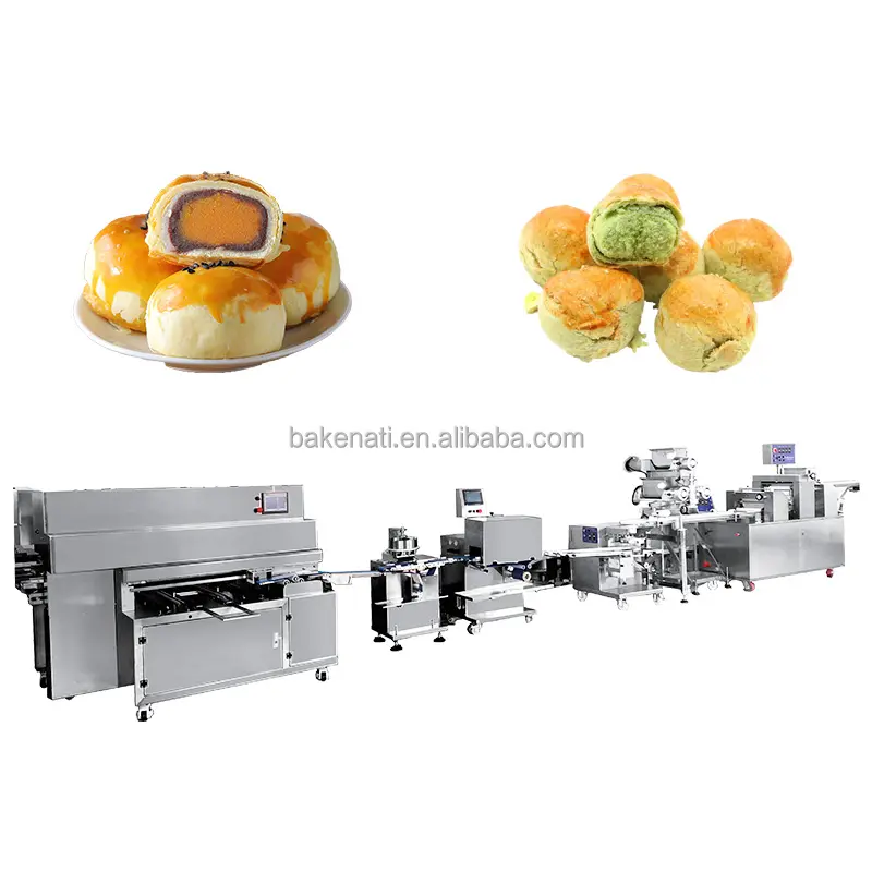 Bakenati Volautomatische Multifunctionele Mung Bonen Gebak Maken Machine Tausa Pia Maken Machine Tambun Koekjes Machine