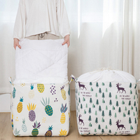 Logo personnalisé pliable carré pliable coton lin panier à linge organisateur panier à linge pour le stockage des vêtements sales