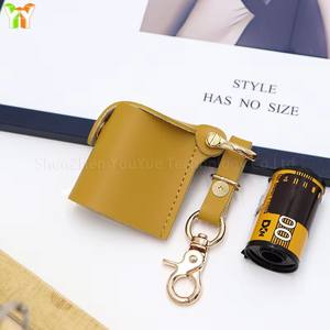 Étui de protection pour <span class=keywords><strong>pellicule</strong></span> photographique en cuir PU RTS Factory, étui portable avec porte-clés, support de rangement pour <span class=keywords><strong>pellicule</strong></span> 35 mm - Product Image 2