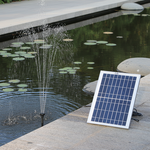 <span class=keywords><strong>Pompe</strong></span> à eau <span class=keywords><strong>solaire</strong></span> AMPLE P009 en aluminium pour <span class=keywords><strong>bassin</strong></span> de jardin, fontaine extérieure à LED pour lacs et piscines, fonctionnant sur <span class=keywords><strong>batterie</strong></span> - Product Image 1