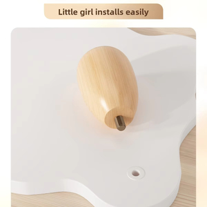 Support de moniteur réglable en hauteur en bois de bambou avec tablette pour clavier, organisateur de bureau à 3 niveaux, pour la maison et le bureau, OEM personnalisé - Product Image 5
