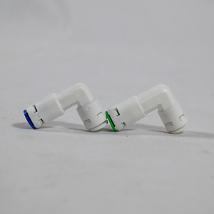 Connecteur rapide pour purificateur d'eau, coudé avec clapet anti-retour, pour système RO, contrôle du débit - Product Image 3
