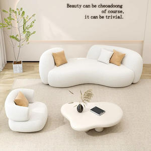 Juego de Sofás Contemporáneo para Sala de Estar, Tela Gris, Diseño Moderno, Cómodo para Uso Doméstico - Product Image 3