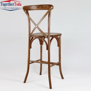 Silla de Comedor Moderna de Madera Sólida para Hoteles, Restaurantes, Salas de Estar, Apartamentos, Estilo Lujoso, para Exteriores, con Respaldo Alto y Patas de Horquilla - Product Image 4