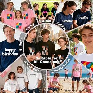 เสื้อยืดคอตตอน 100% สั่งทำพิเศษ พร้อมลายพิมพ์รูปภาพของคุณ น้ำหนัก 180 กรัม สไตล์สมาร์ทแคชชวล สำหรับผู้ชาย ผู้หญิง และเด็ก - Product Image 6