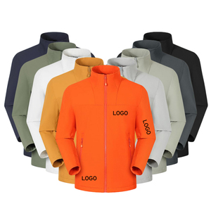 Manteau à capuche zippé personnalisé pour hommes, manteau coupe-vent léger et imperméable, coupe-vent à capuche en polyester - Product Image 6