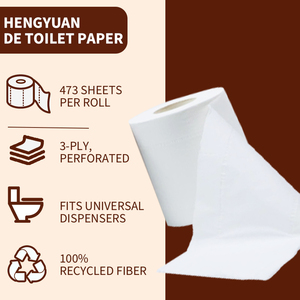 12 cuộn giấy vệ sinh nhà Máy Giá Tulip dập nổi giấy vệ sinh mô Chất lượng cao chung giấy vệ sinh mô - Product Image 3