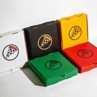 Boîte d'expédition rectangulaire en papier kraft magnétique pour aliments, personnalisable, recyclable, éco-responsable, impression quadricolore, emballage pour pizza, usine OEM