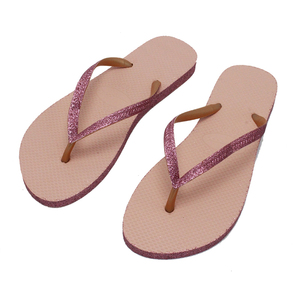 GRS Havianas Phong Cách Đi Biển Mùa Hè Unisex Dép Xỏ Ngón Lấp Lánh Mỏng Cho Nữ Dép Xỏ Ngón Cao Su Tạo Bọt Đế Ngoài Lấp Lánh - Product Image 5