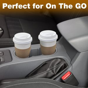 Vente en gros de gobelets à café jetables personnalisés en papier de 8 oz, 12 oz, 16 oz, 10 oz, à double paroi avec couvercles pour boissons chaudes - Product Image 4