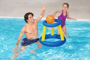 <span class=keywords><strong>Bestway</strong></span> 52418 Splash 'N Hoop Jeu <span class=keywords><strong>de</strong></span> piscine <span class=keywords><strong>de</strong></span> basket-ball <span class=keywords><strong>gonflable</strong></span> pour enfants et adultes Plaisir <span class=keywords><strong>aquatique</strong></span> d'été - Product Image 2