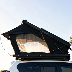 Waterproof Hard Shell Roof Top Tent Overlanding Double Layer 4-Season Roof Tent 1 Bedroom Living Room Aluminum Rooftop Tent - Product Image 2